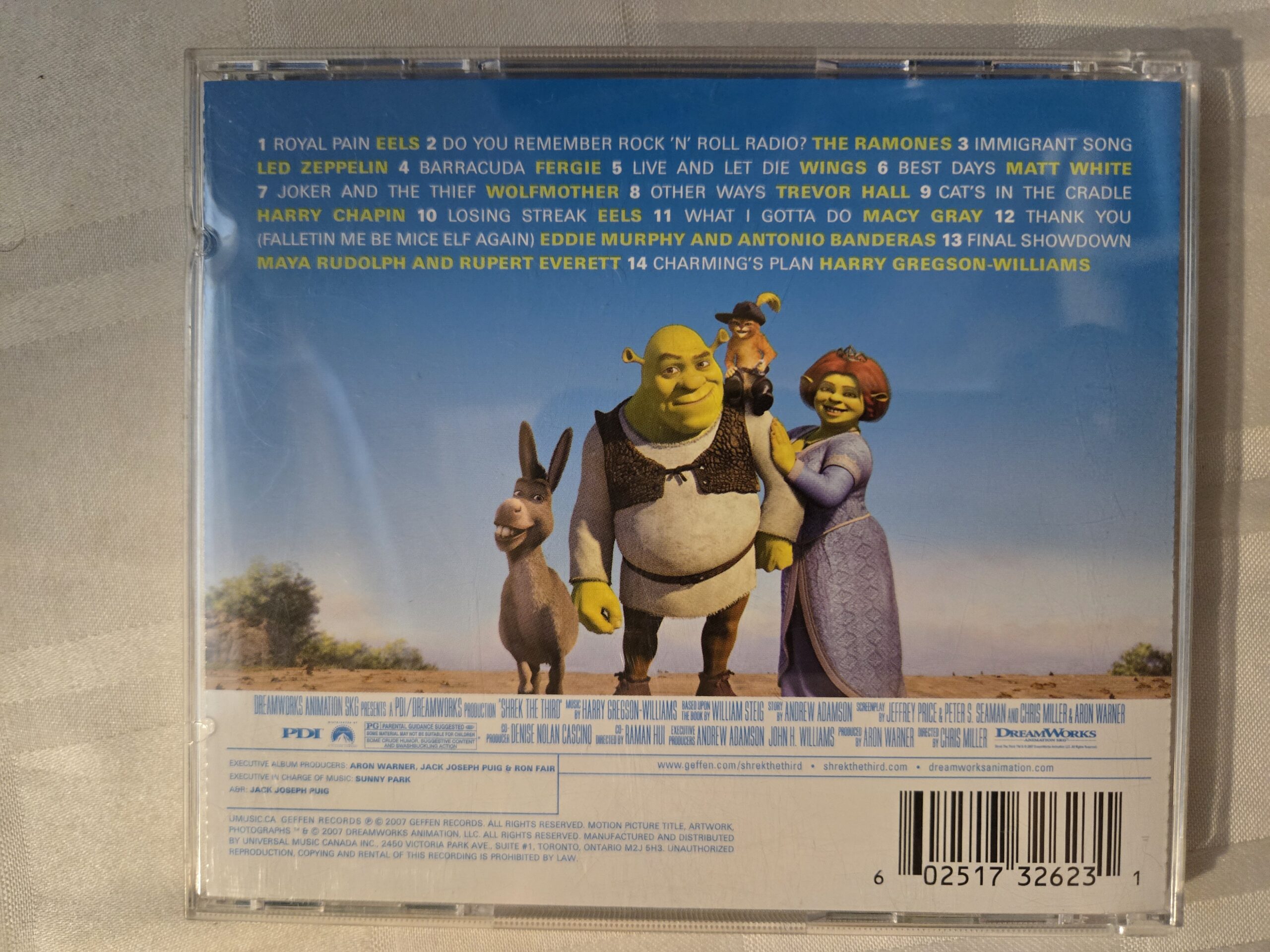 cd- Shrek 3 - Soundtrack