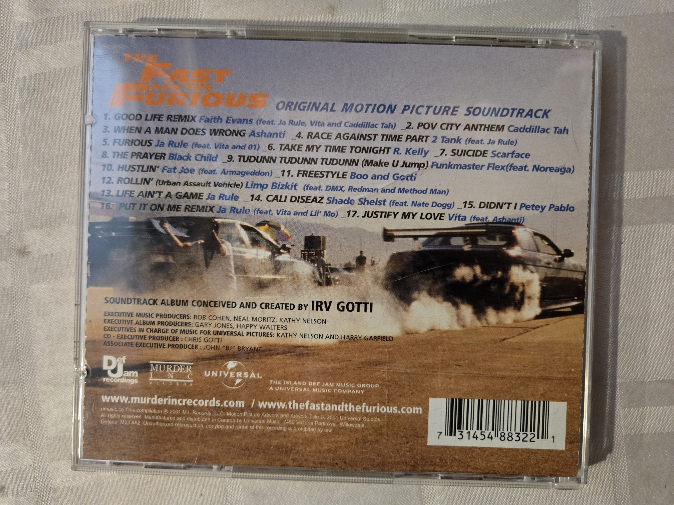 cd- Fast and Furious - Soundtrack