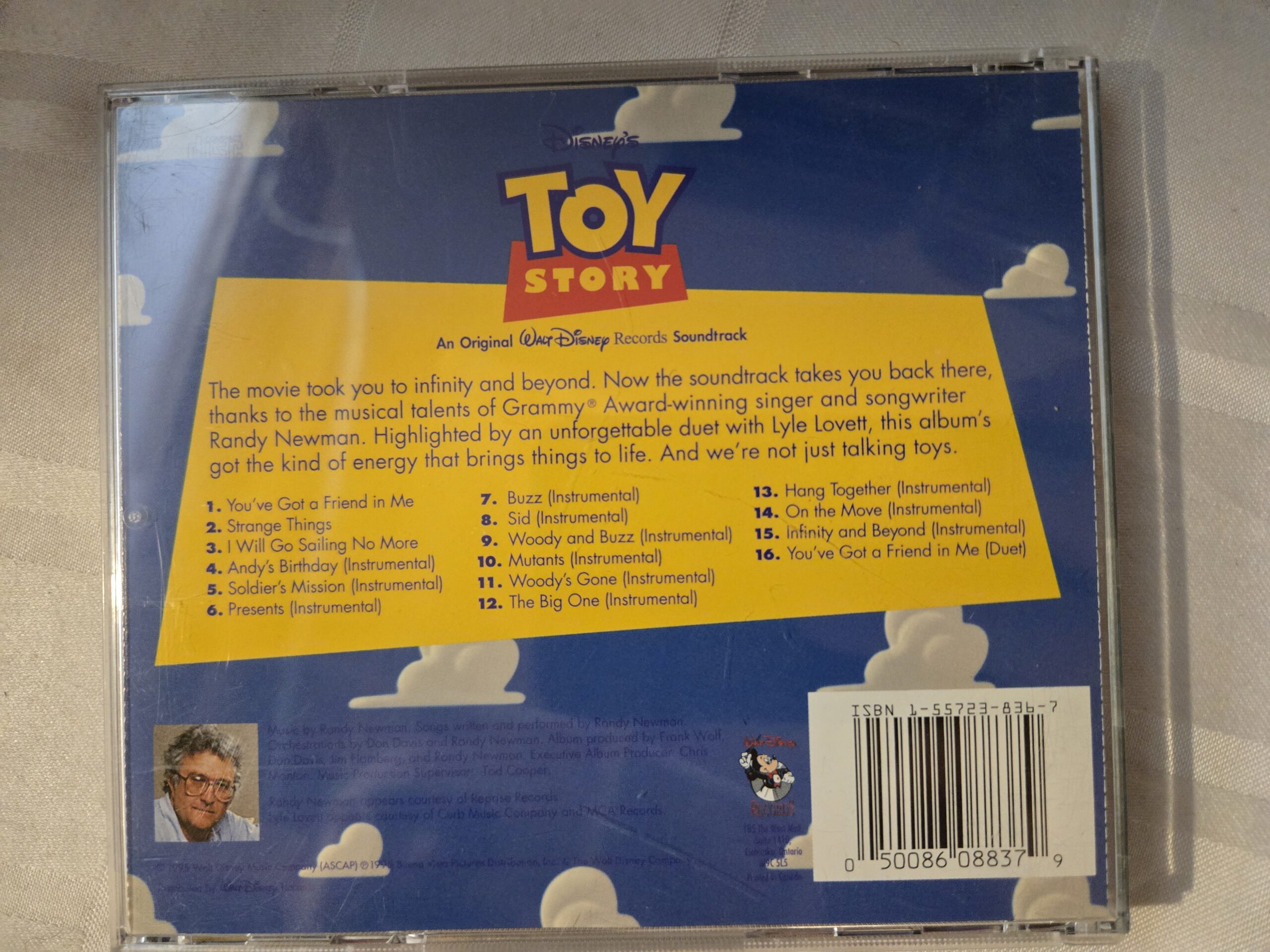 cd- Toy Story - Soundtrack