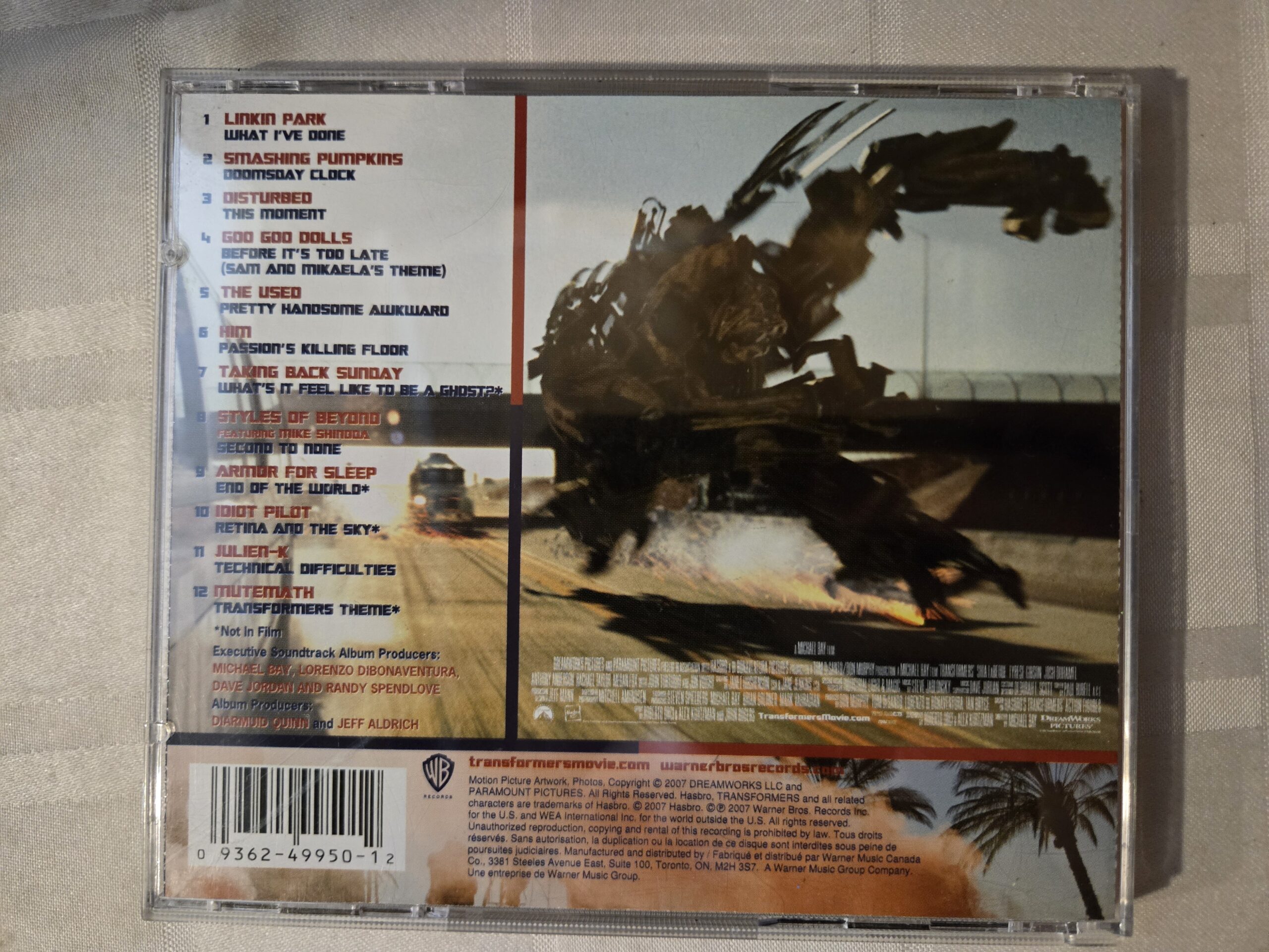 cd- Transformers - Soundtrack