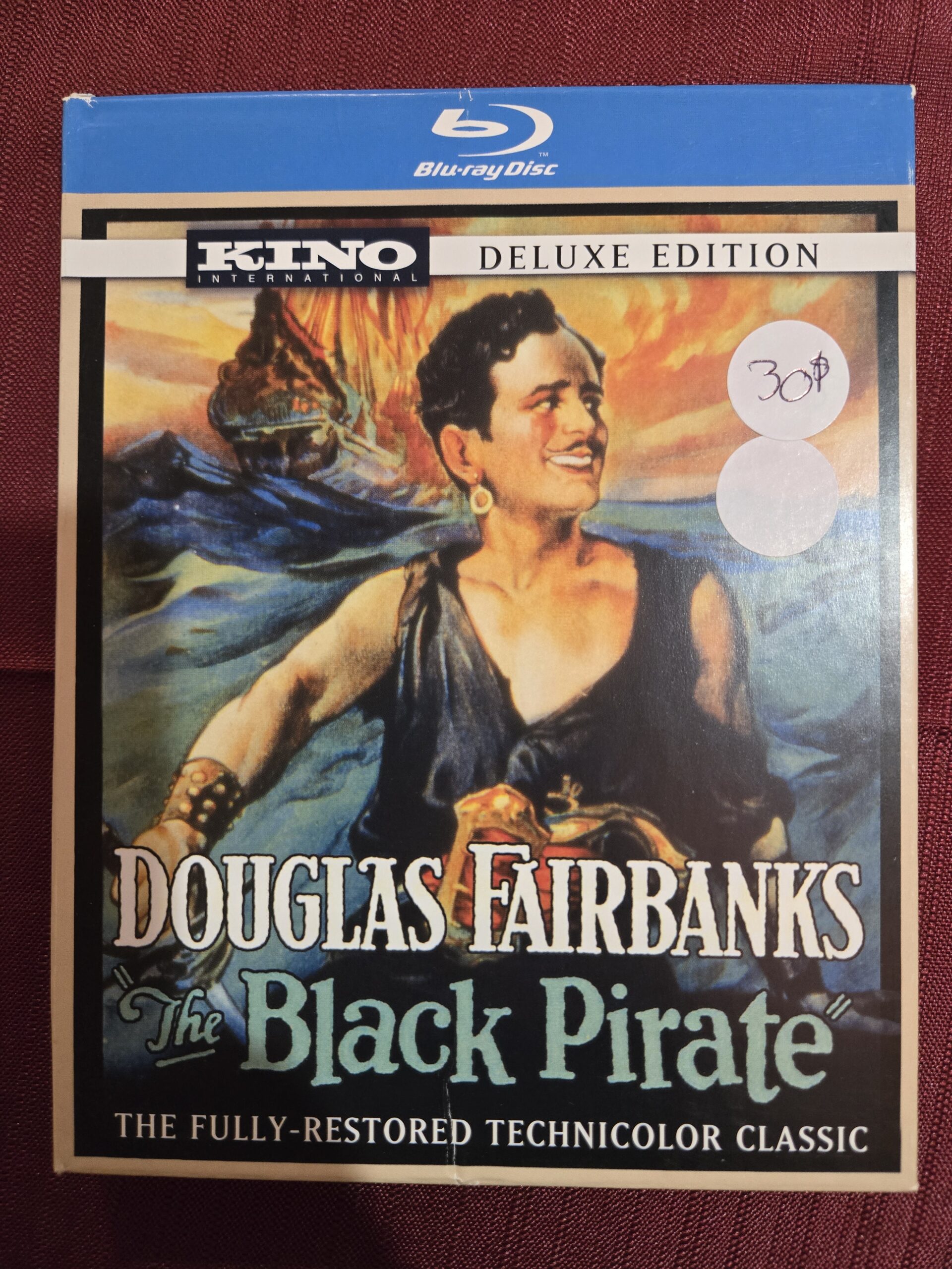 bluray- Kino Lorber – The Black Pirate (Silent Film)