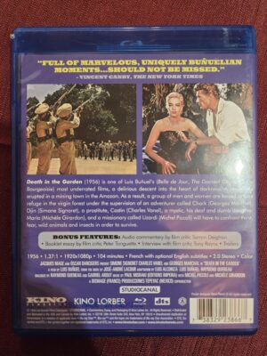 bluray- Kino Lorber - Death in the garden 1956
