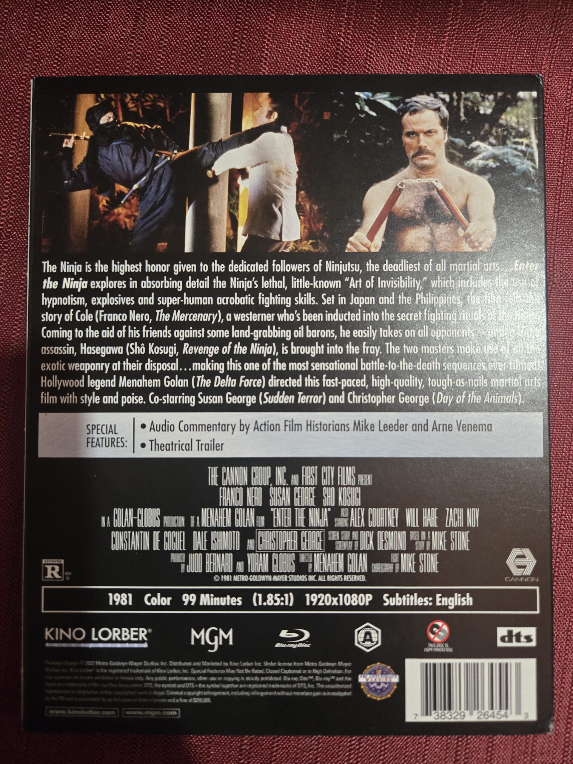 bluray- Kino Lorber - Enter the ninja