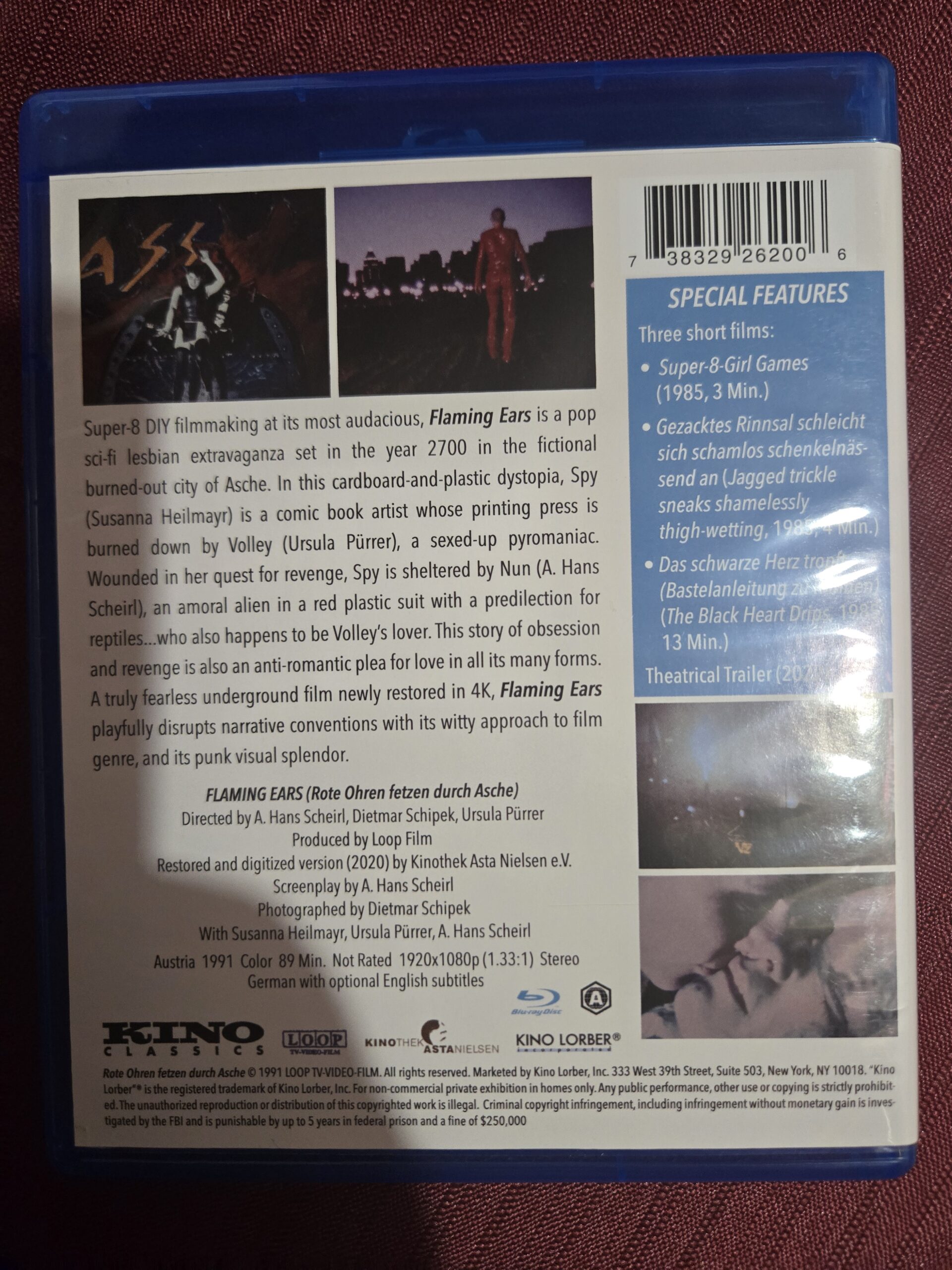 bluray- Kino Lorber - Flaming ears