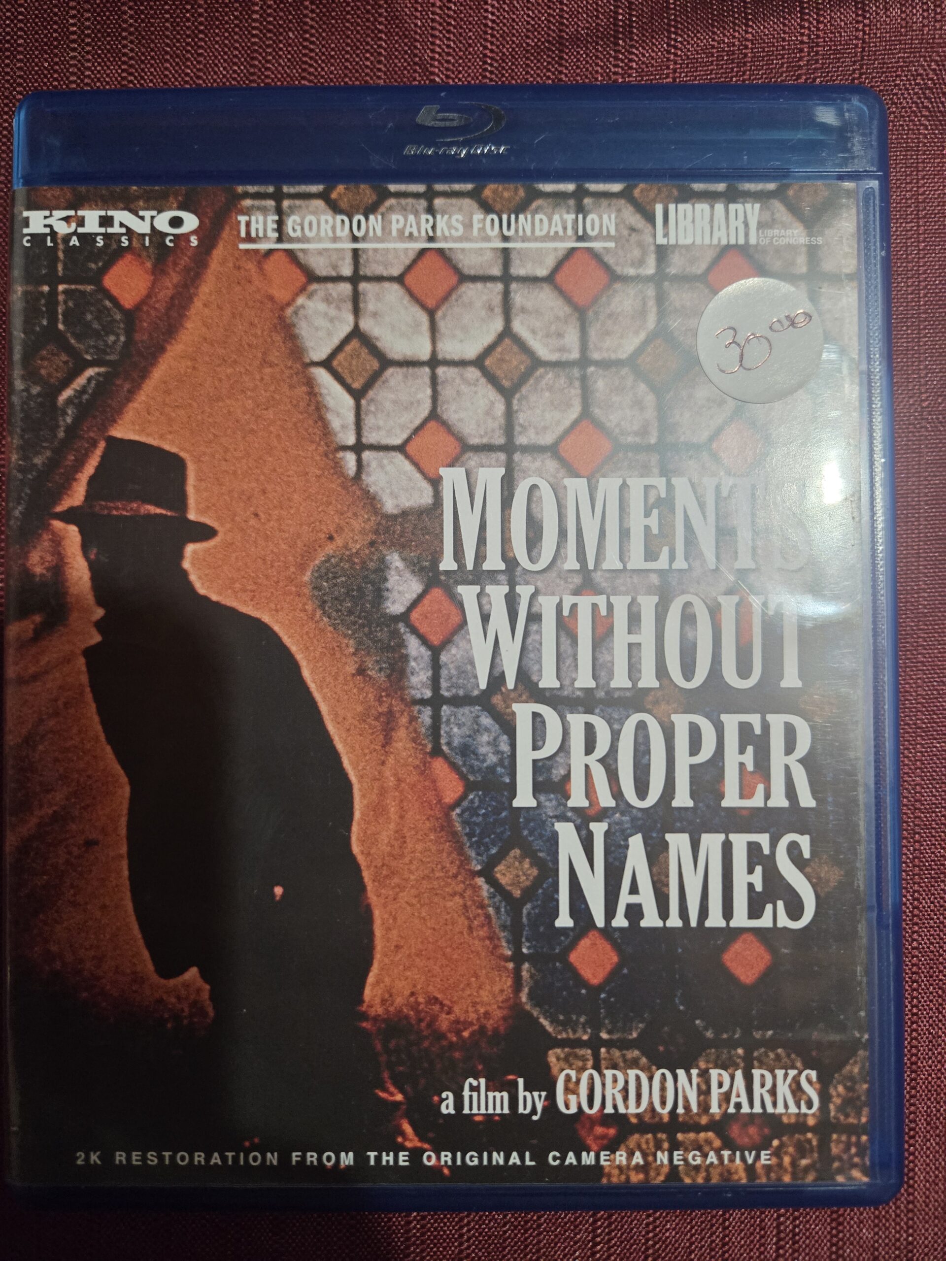 bluray- Kino Lorber – Moments without proper names