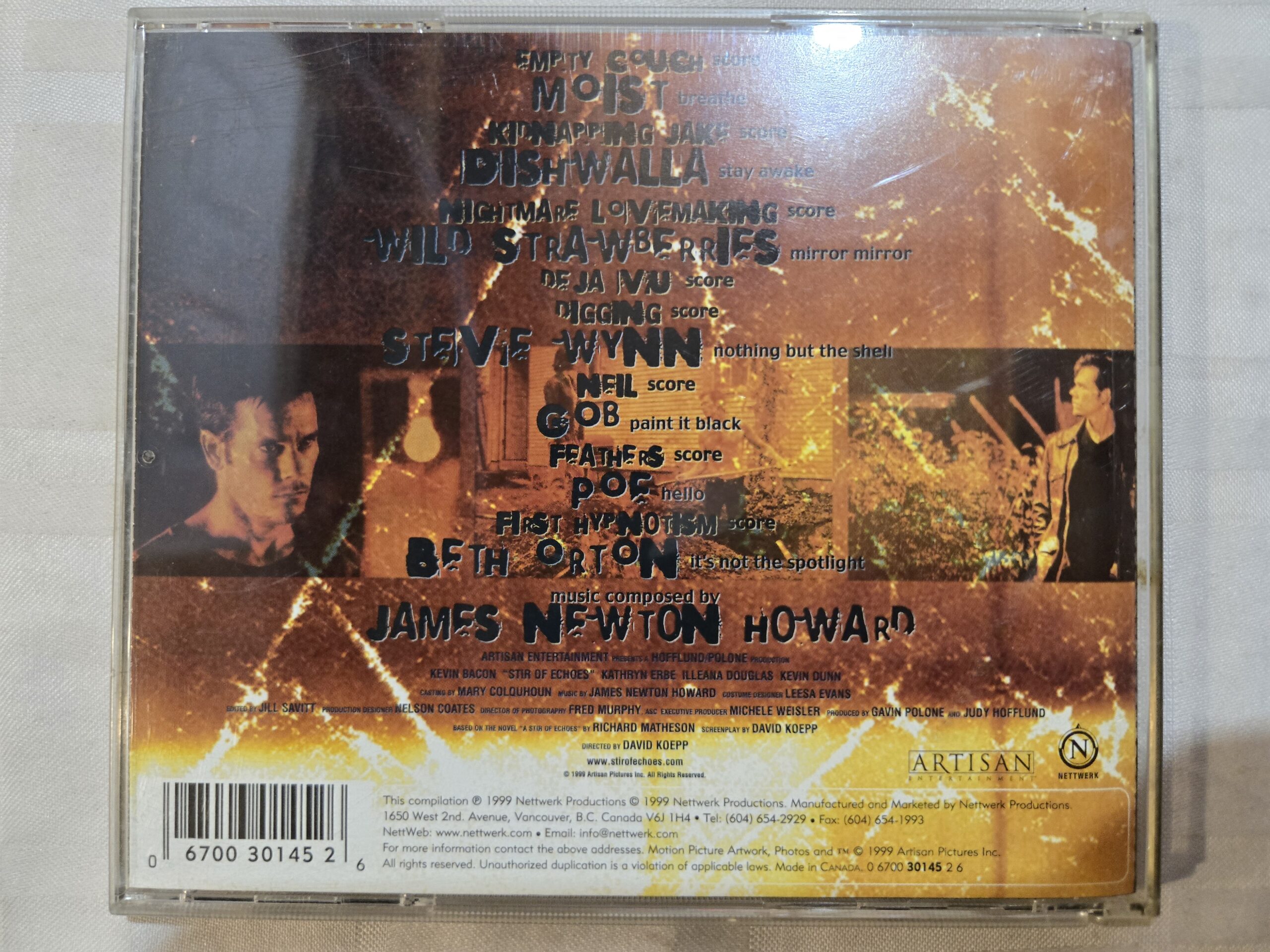 cd- stir of echoes 1999 - Soundtrack