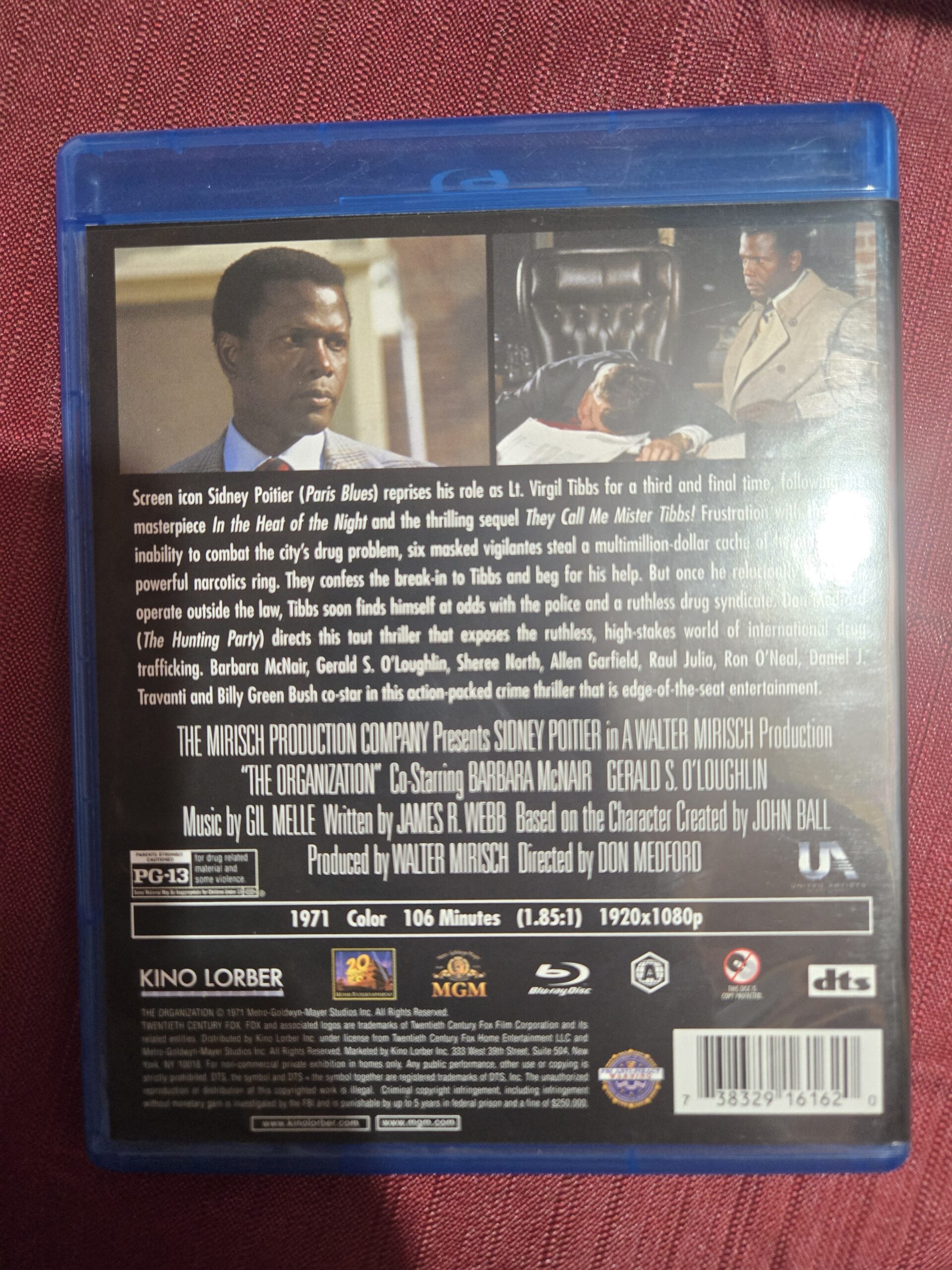bluray- Kino Lorber - The Organization
