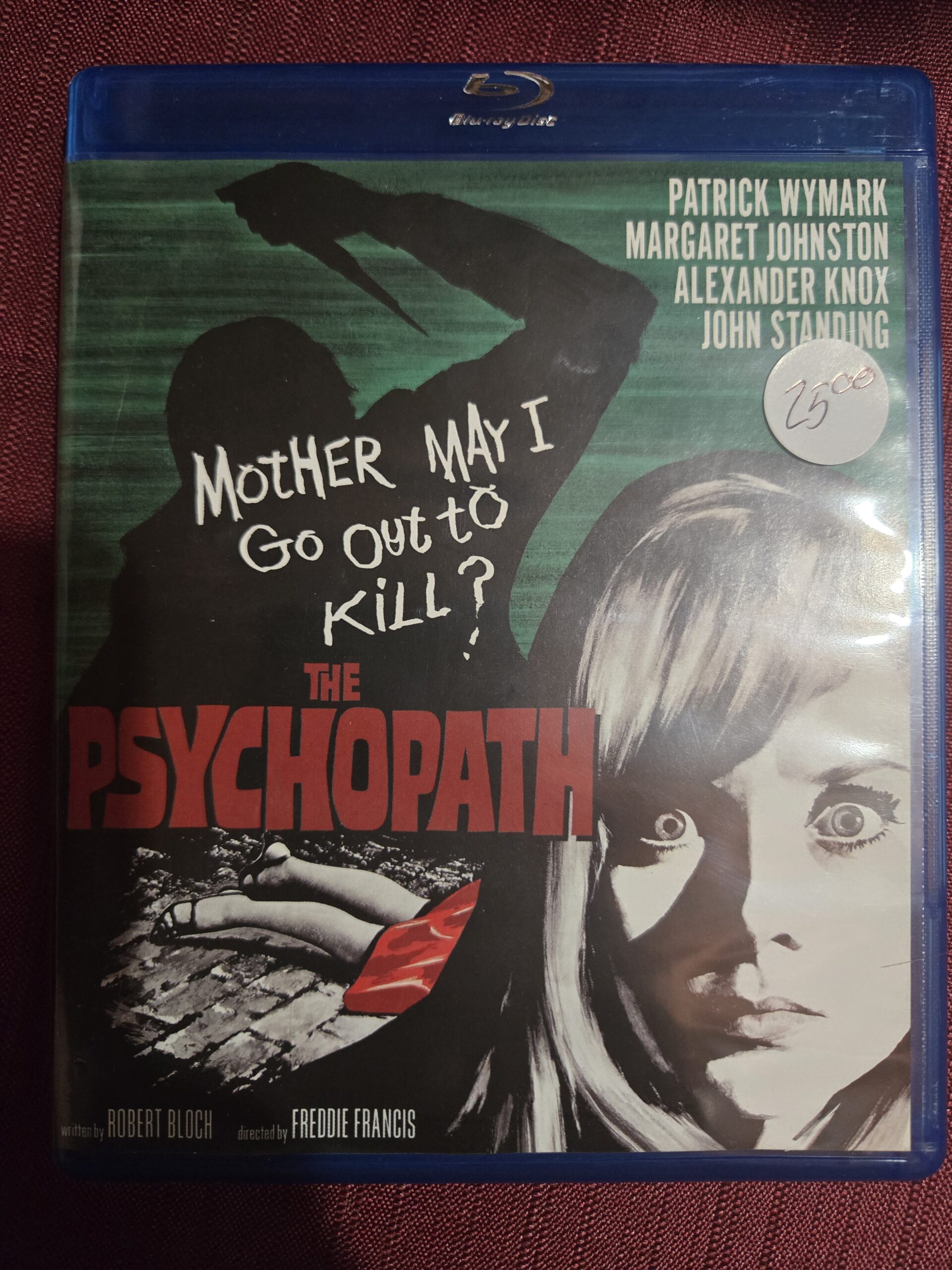 bluray- Kino Lorber – The Psychopath