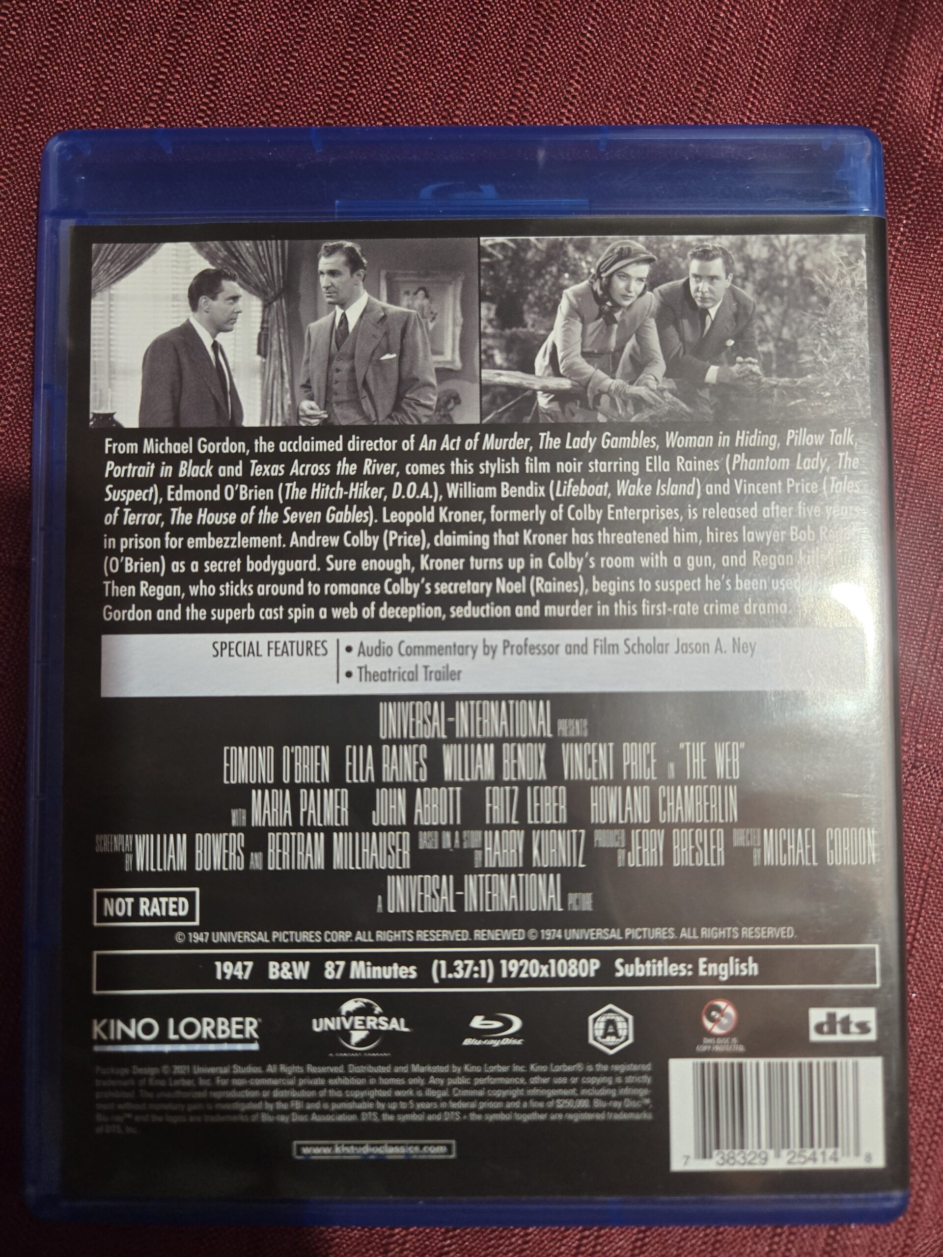 bluray- Kino Lorber - The Web