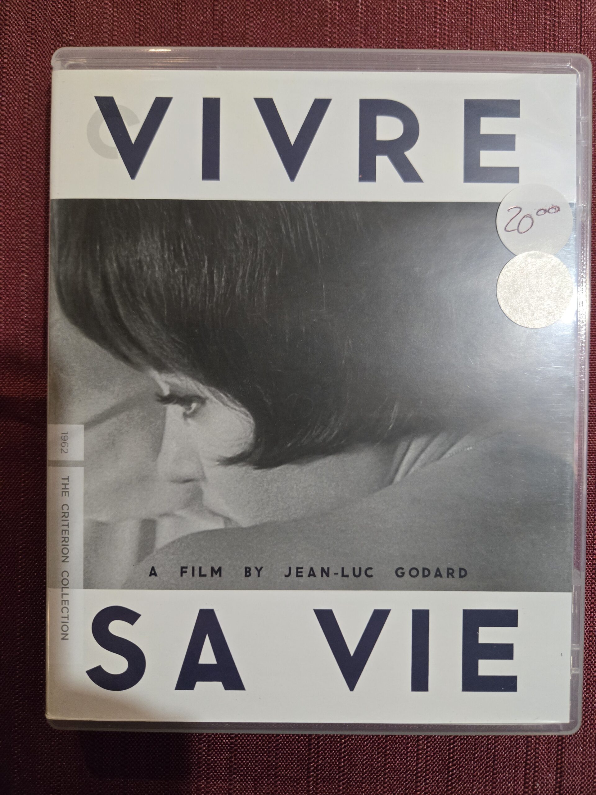 bluray- Criterion Collection – Vivre sa vie (1962)
