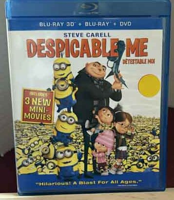 bluray 3D- despicable me 2010