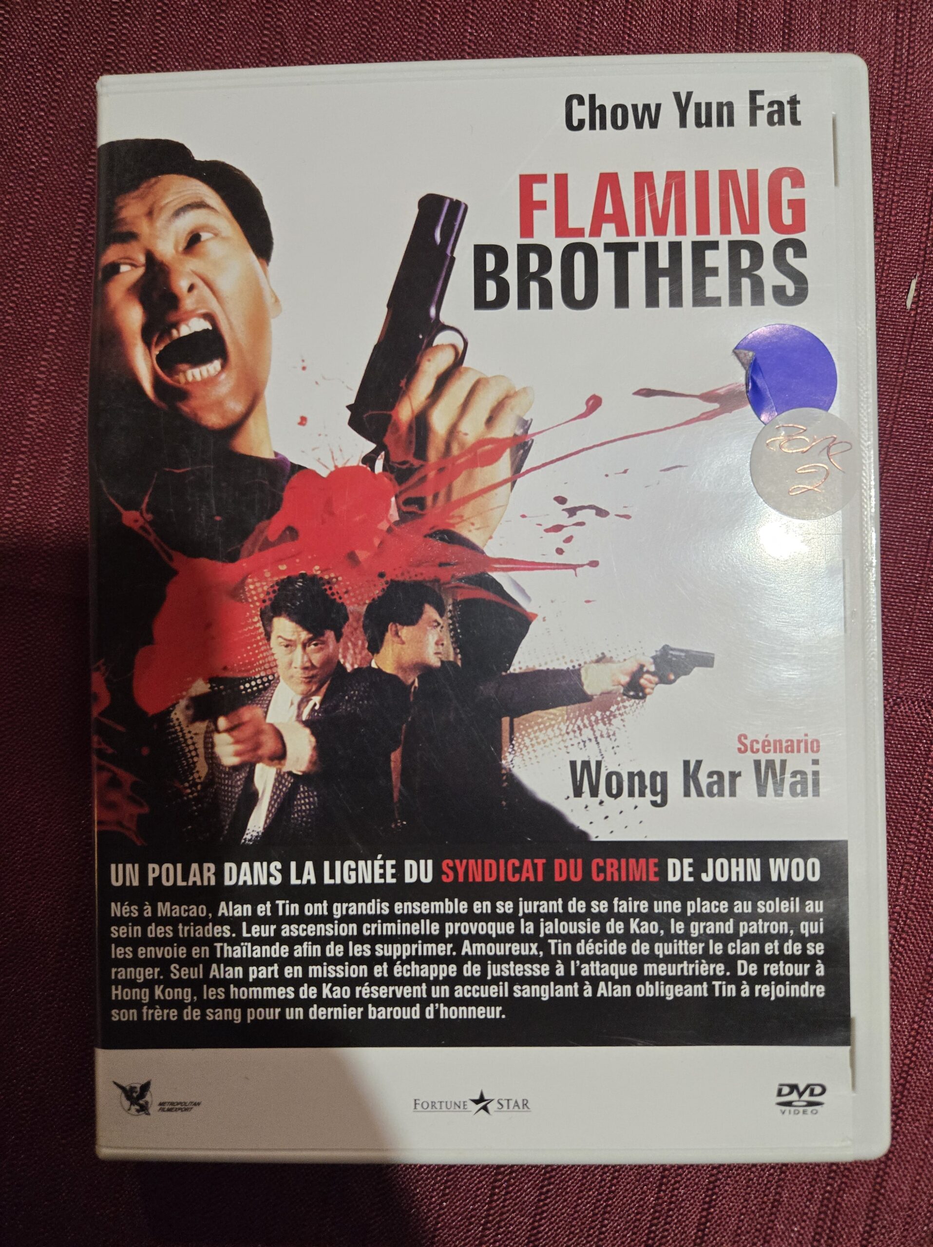 dvd- Flaming Brothers – Zone 2 (PAL) – 1987