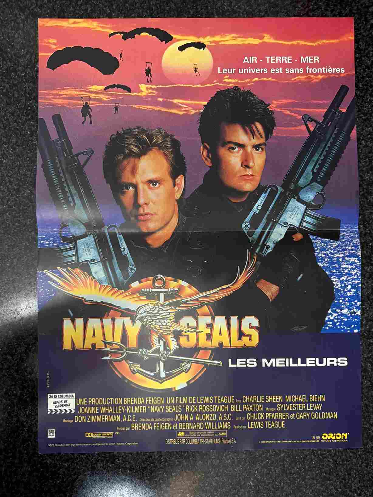 poster -navy seals 1990 sheen