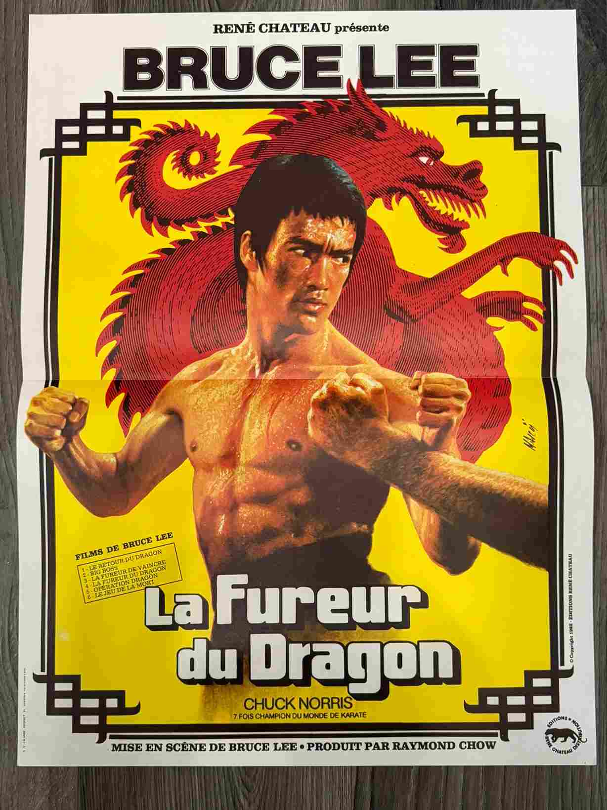 poster way of the dragon 1972 bruce lee