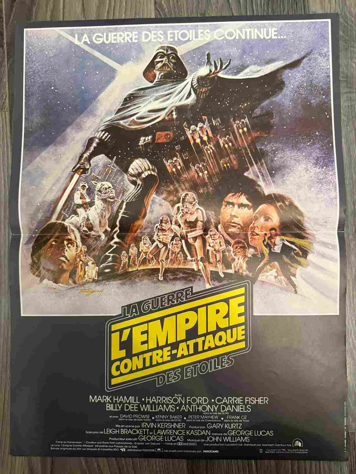 poster star wars empire strikes back 1980