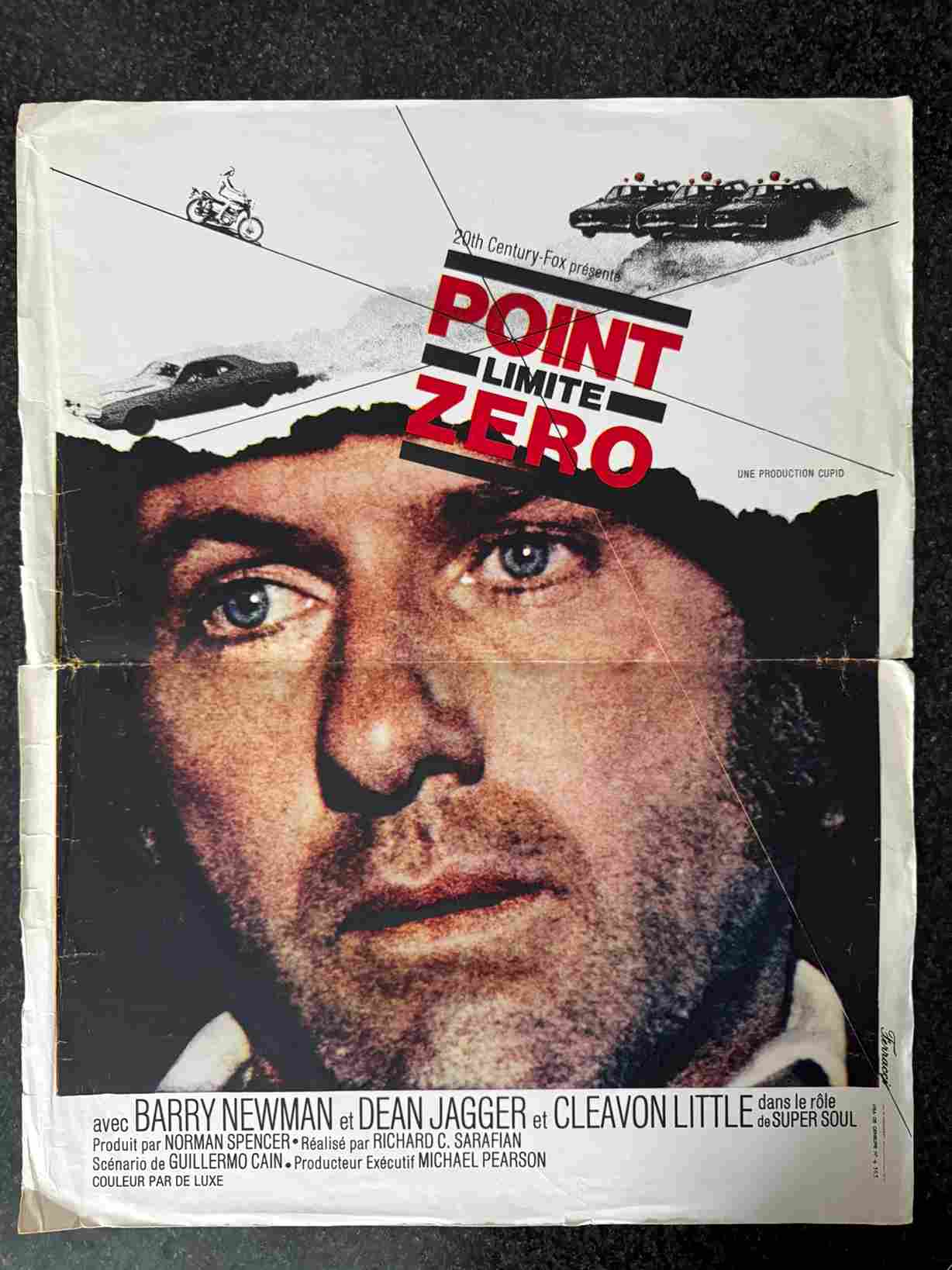 vanishing point original 1970 france poster