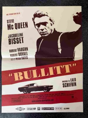 bullitt poster france original release 2006