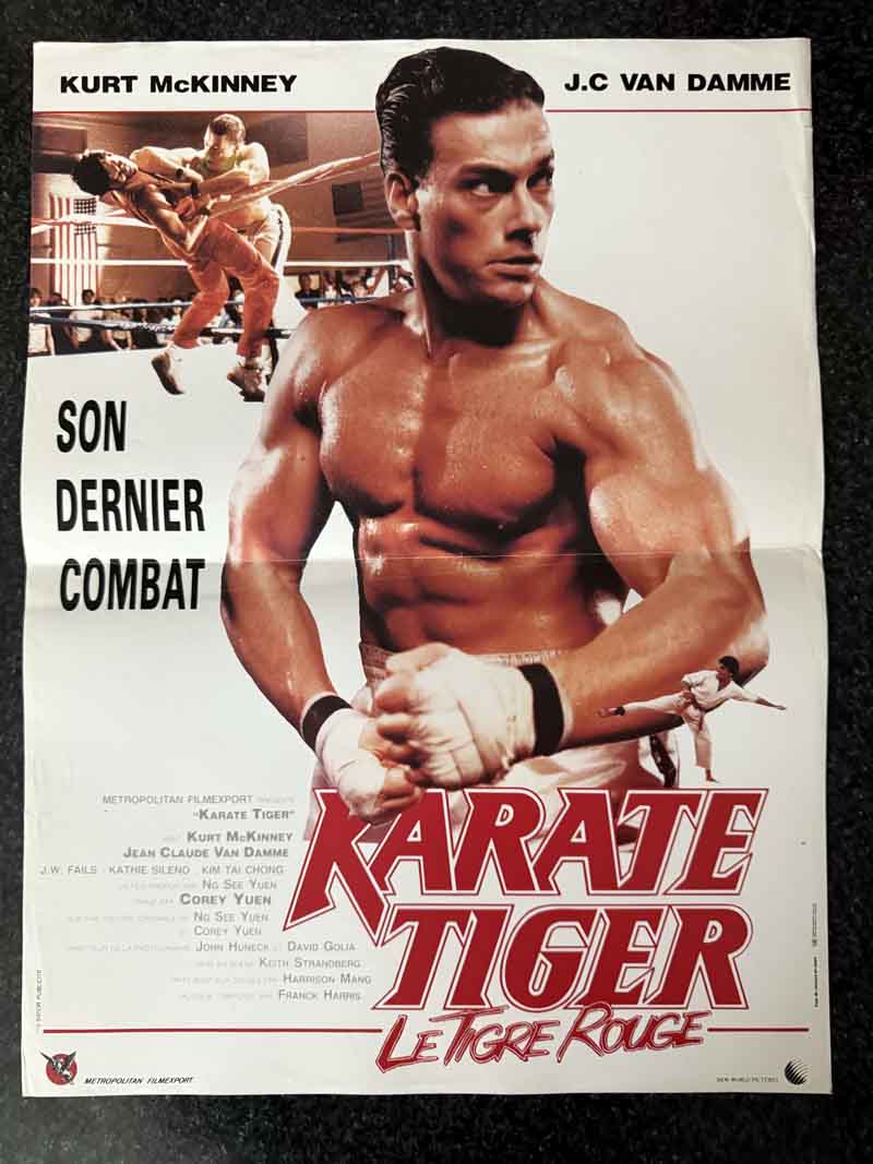 poster- no retreat no surrender 1986