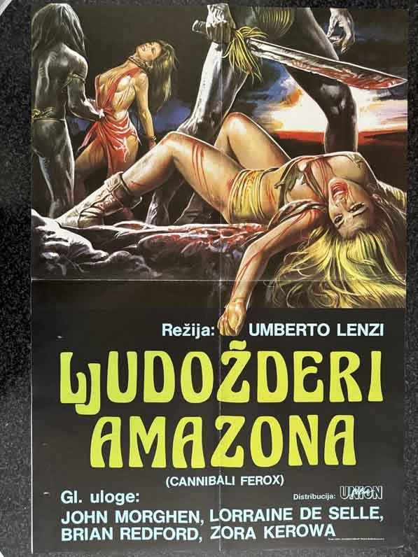 poster – cannibal ferox 1981
