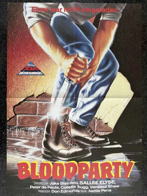 poster- blood party 1995