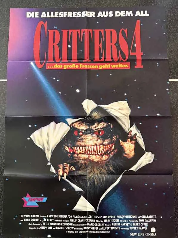 poster- critters 4 1992
