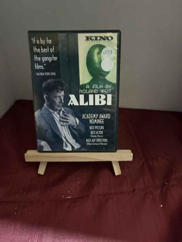 dvd- alibi 1929 kino lorber