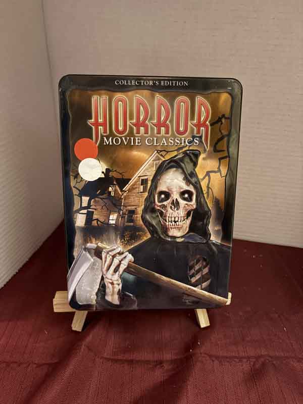 dvd- horror movie classic 10 films (tin box set)