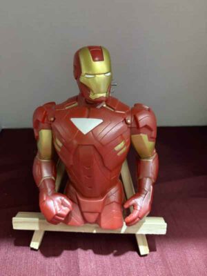 figure: bust bank iron man