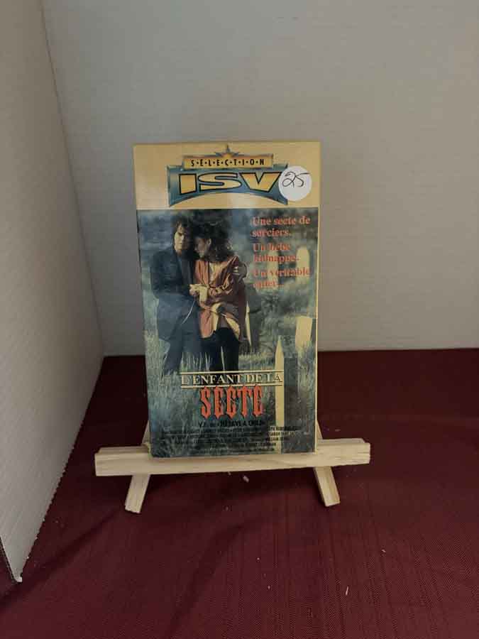 vhs- les enfants de la secte (collection vécu )