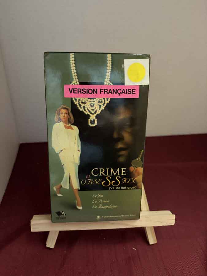 vhs- crime et obsession 1985