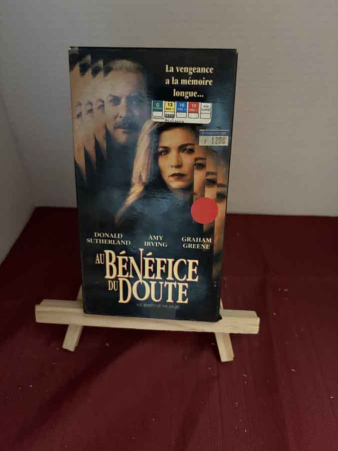 vhs- au benefice du doute 1993
