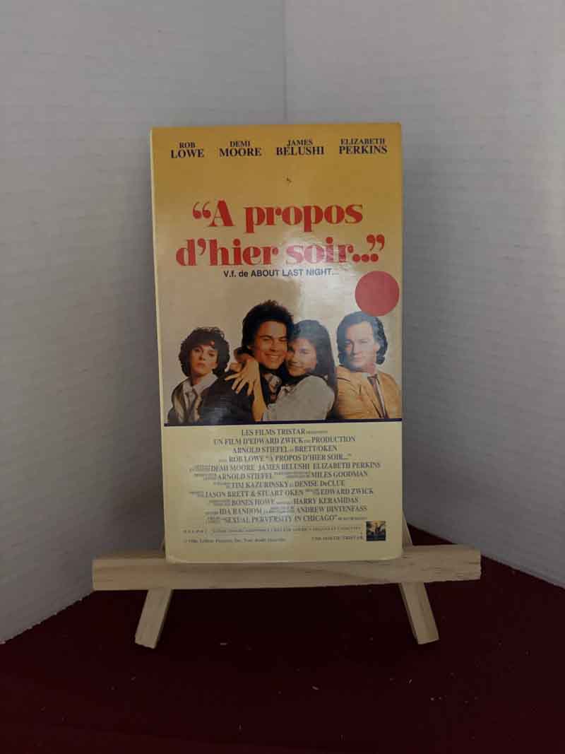 vhs- à propos d’hier soir