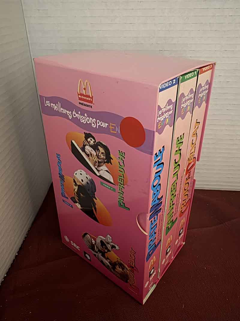 vhs- les meilleurs émissions pour enfants ( mcdonald)