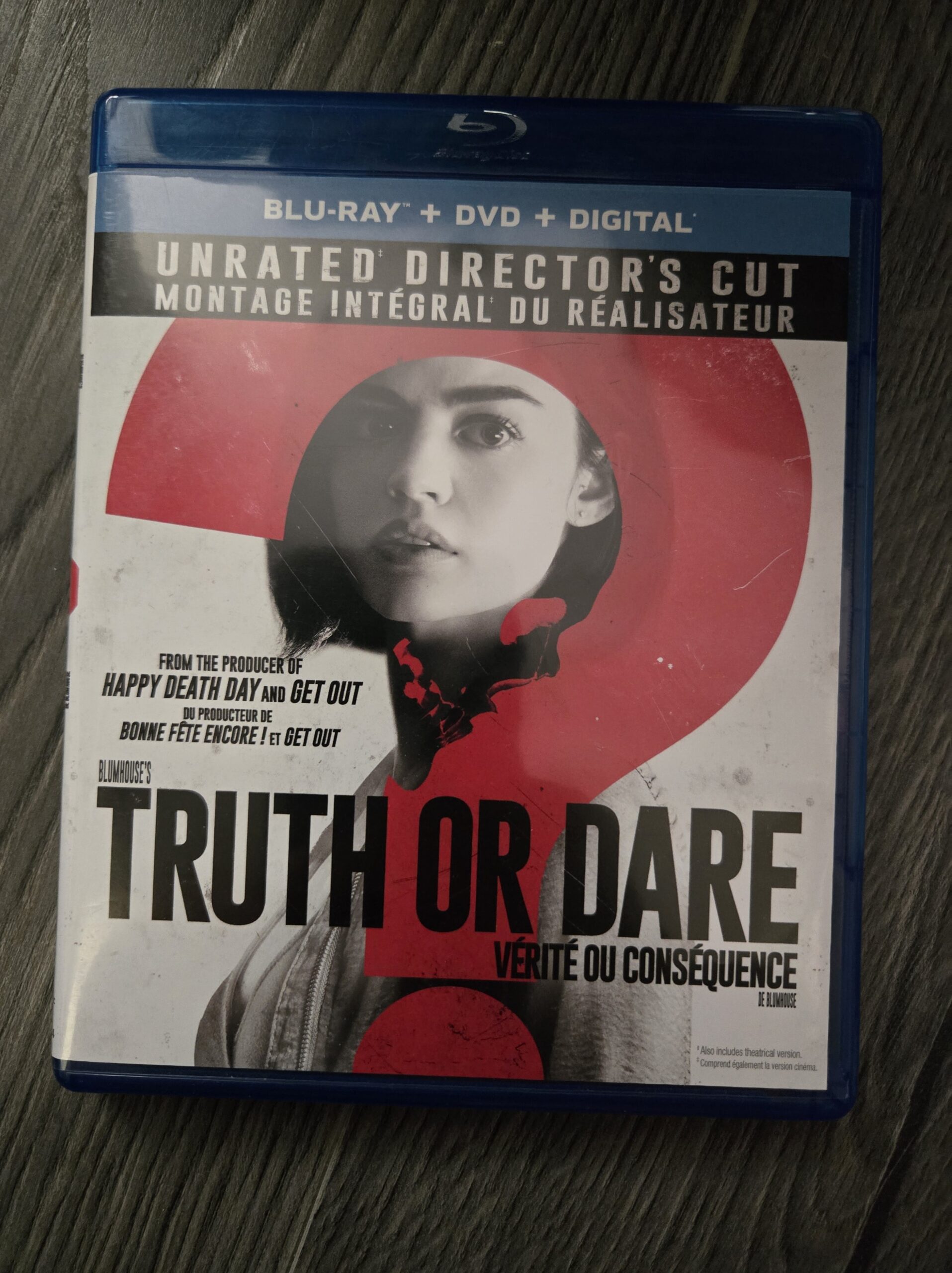 bluray- truth or dare 2017