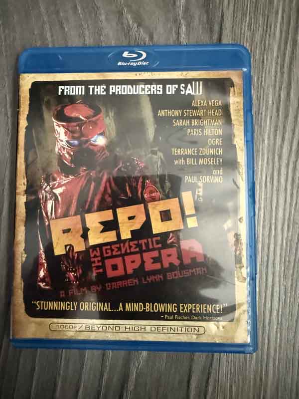 bluray- repo the genetic opera 2008