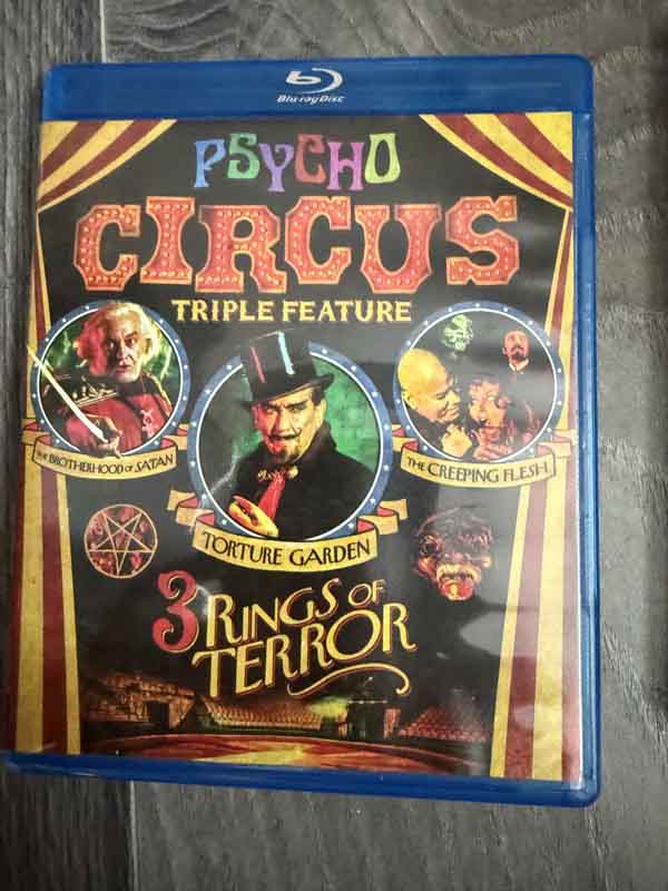 bluray- psycho circus  (triple feature) 2012