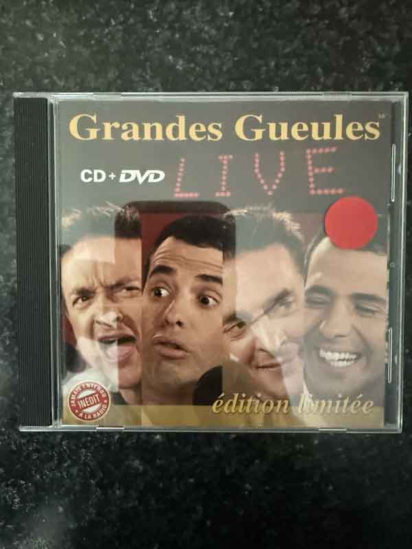 dvd- grandes gueules : live +cd