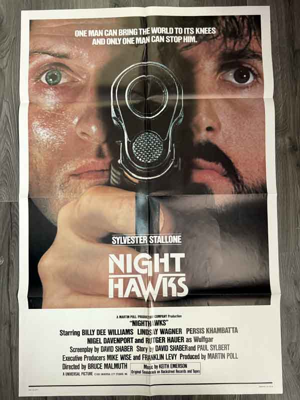 poster usa- nighthawks 1981 (one sheet)