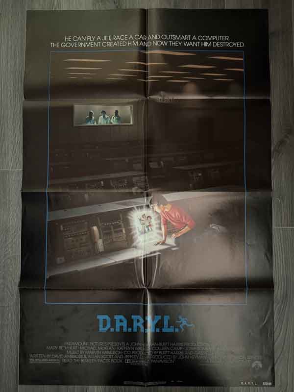 poster usa- d.a.r.y.l. 1985 (one sheet )
