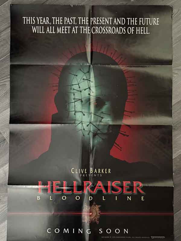 poster usa- hellraiser blooline 1996 (one sheet)