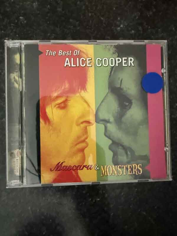 cd- Alice Cooper : The Best of Alice Cooper Mascara & Monsters