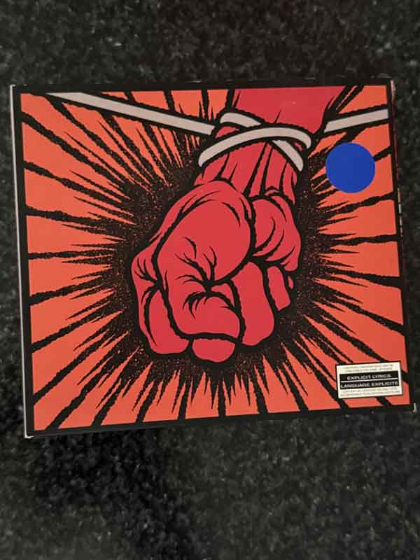 cd- metallica : st- anger 2003 + dvd