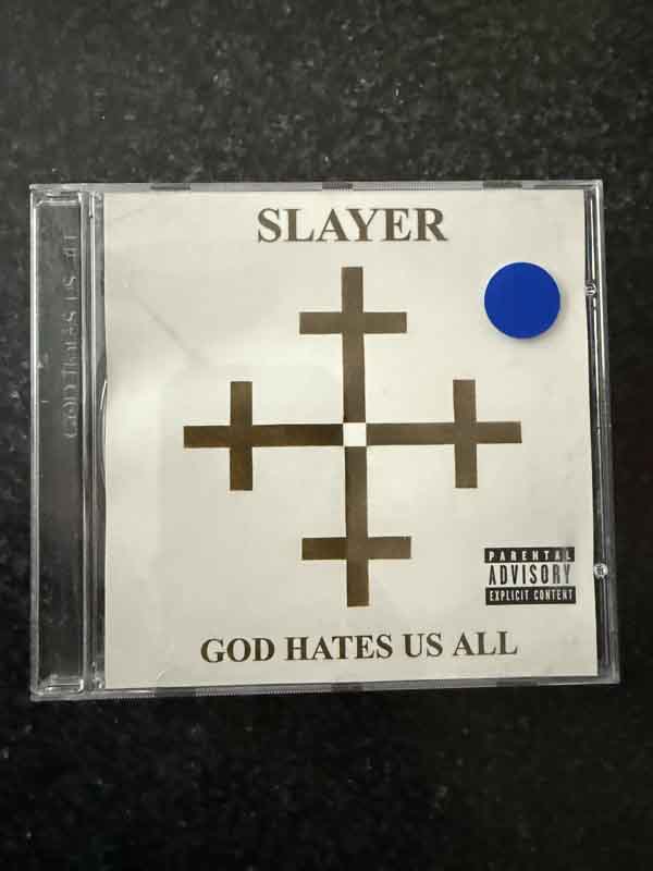 cd- slayer: god hates us all 2001