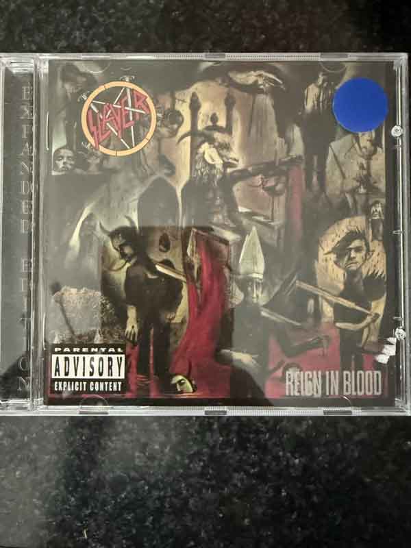 cd – slayer : reign in blood 1986