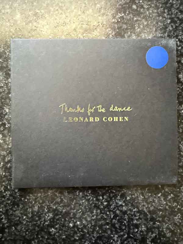 cd- Leonard Cohen : Thanks for the dance 2019