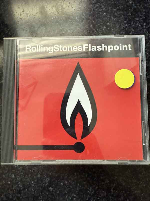 cd- The Rolling Stones : flashpoint 1991