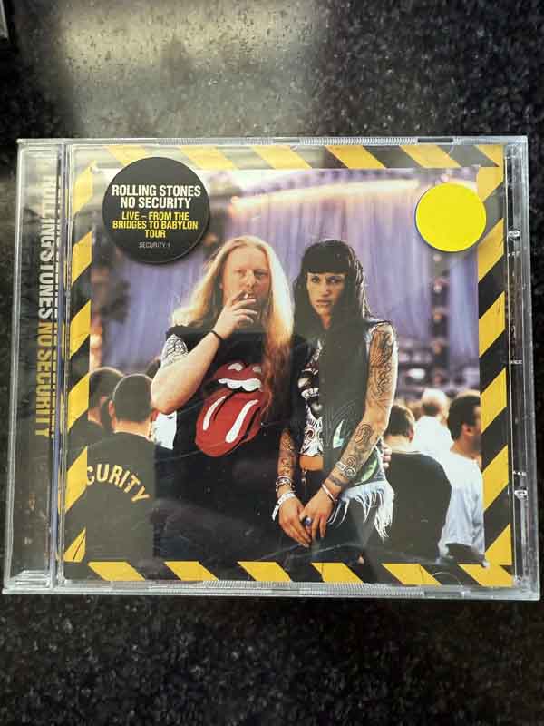 cd- The Rolling Stones : No Security  1998
