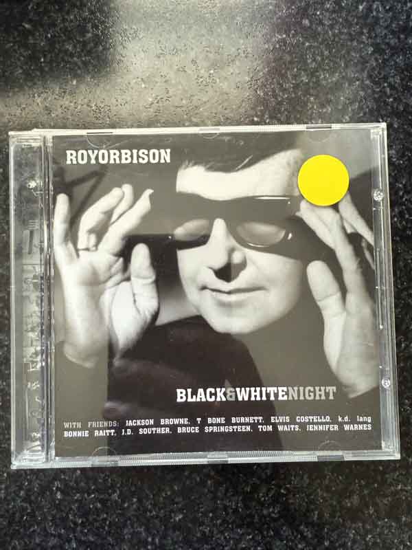 cd- Roy Orbison & Friends : A Black And White Night Live  1989