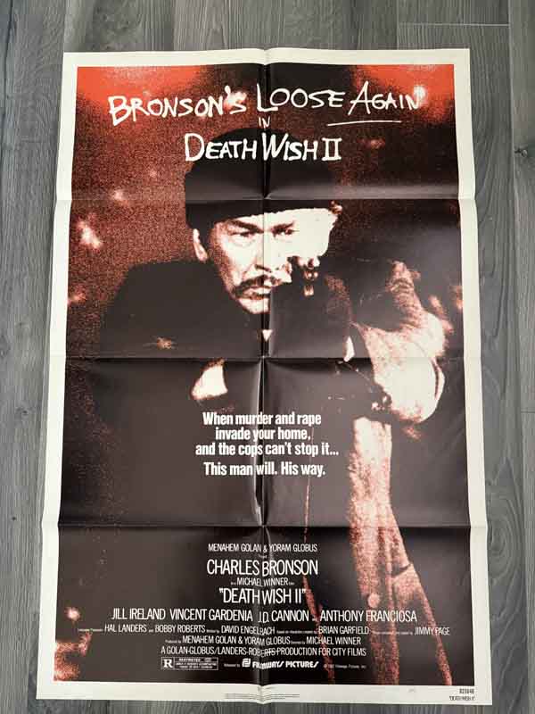 poster usa- death wish 2 1982 – one sheet