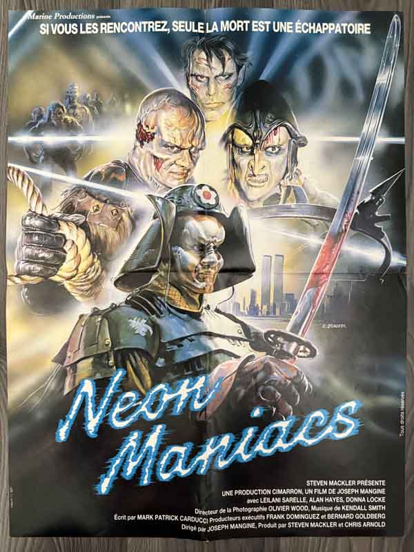 poster france- neon maniacs 1986